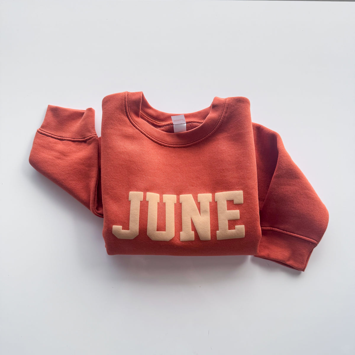 Custom Kids Puff Name Sweatshirt