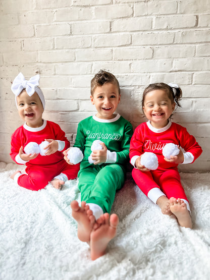 Kid's Personalized Christmas Pajamas
