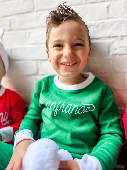 Kid's Personalized Christmas Pajamas