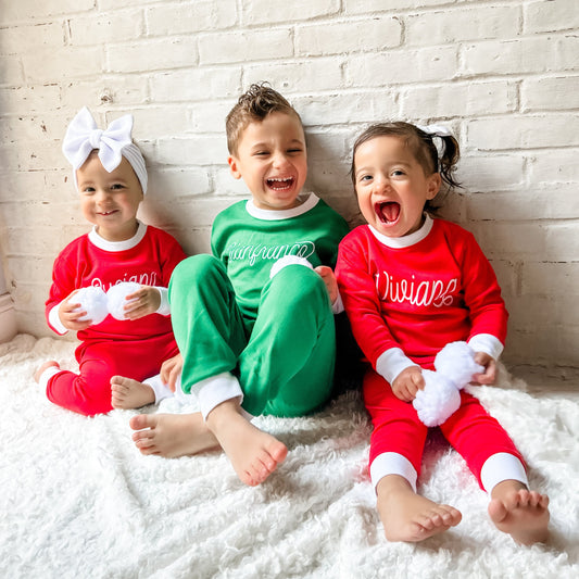 Kid's Personalized Christmas Pajamas