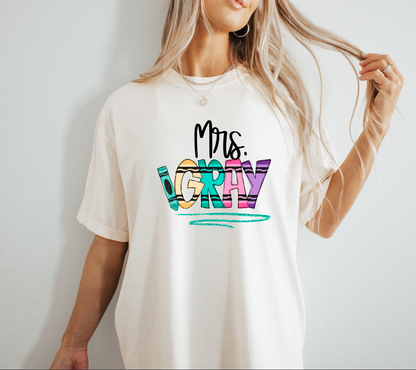 Teacher Crayon Tee