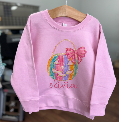 Pink Pumpkin Sweatshirt
