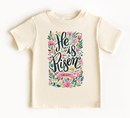 He Is Risen Easter Shirt – Toddler & Youth