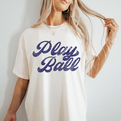 Women's Play Ball Graphic Tee