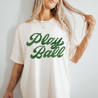 Women's Play Ball Graphic Tee