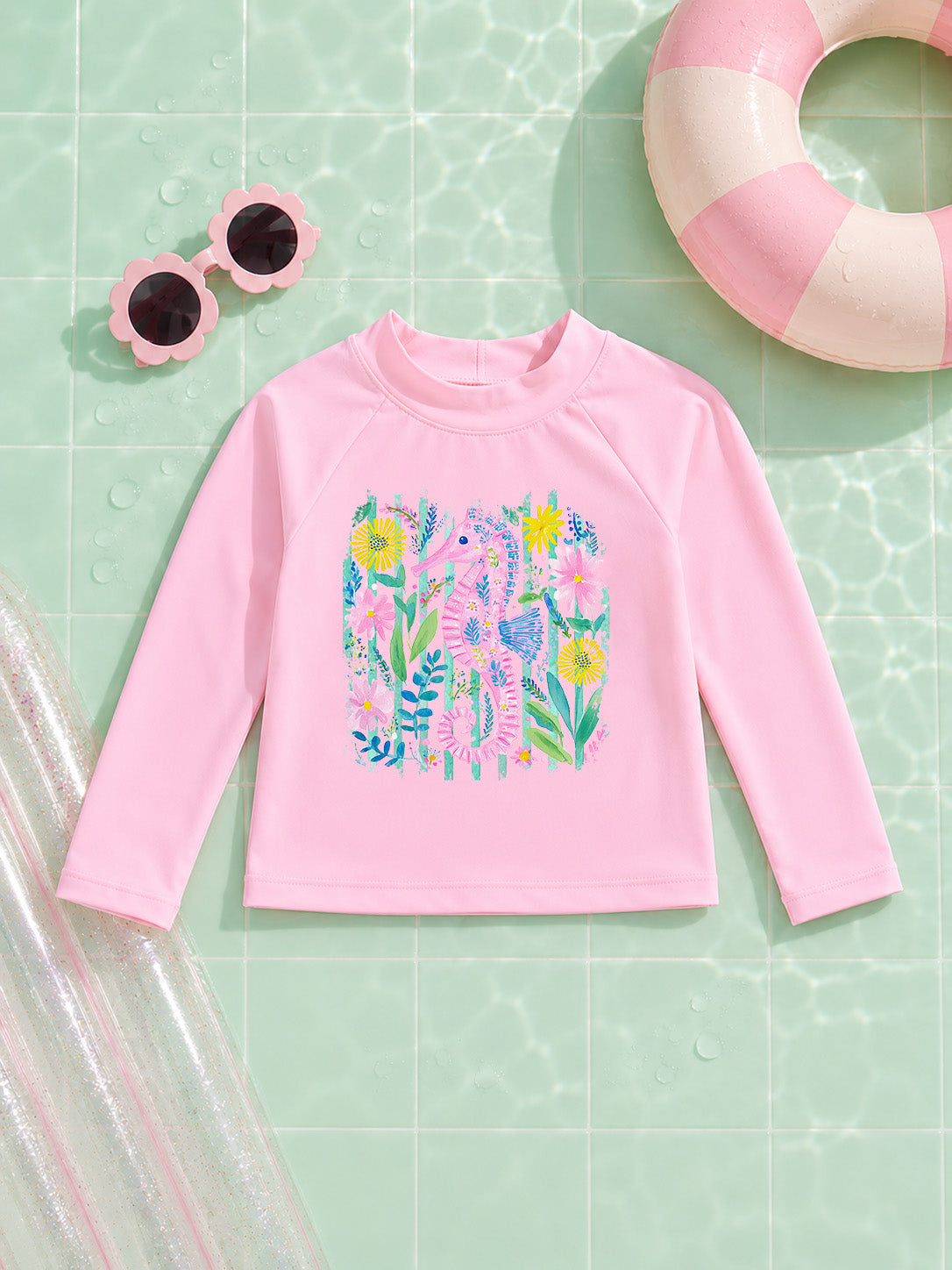Coastal Aesthetic Rash Guard