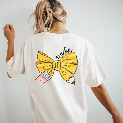 Teacher Coquette with front mongram