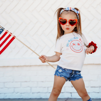 American Babe Smile Face Tee