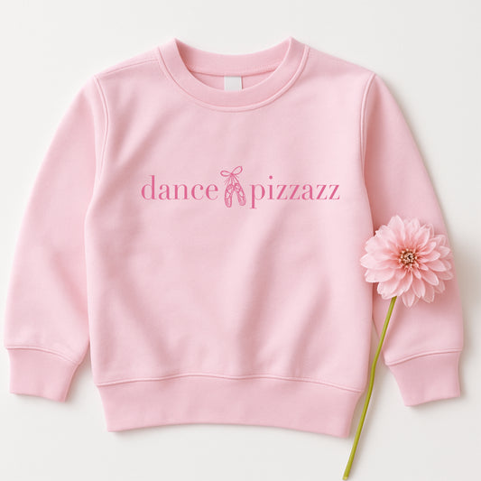 Dance Pizzazz - Pale Pink Crewneck Sweatshirt - Youth & Adult