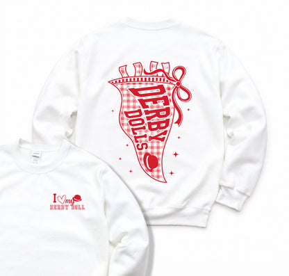 Derby Dolls Mock Neck, Sweatshirt or Tshirt