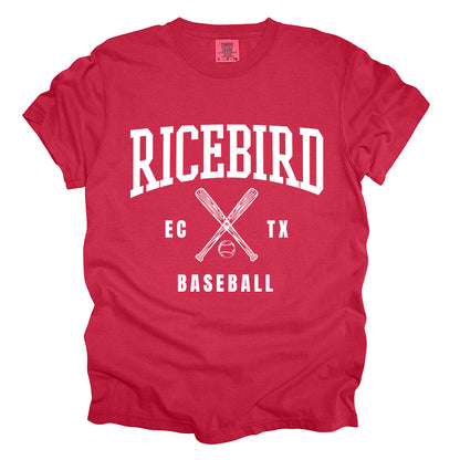 Ricebird Baseball EC TX Graphic Sweatshirt, Quarter Zip or T-Shirt