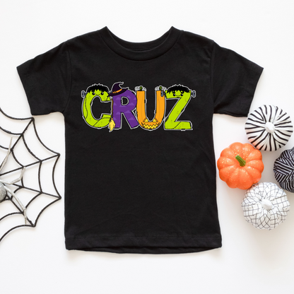 Personalized Spooky Name Tee