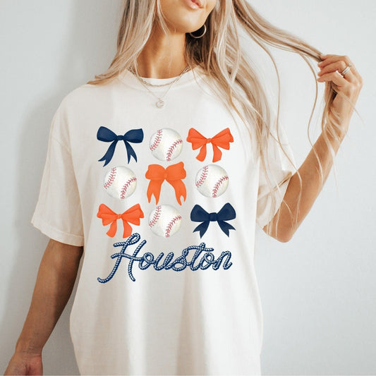 Houston Astros Coquette Tee