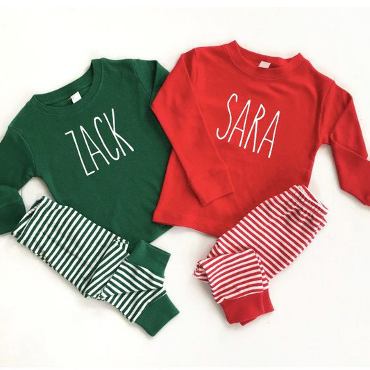 Kid's Personalized Christmas Pajamas