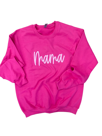 Adult Pink Puff Fleece Sweatshirt