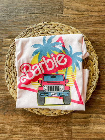 Barbie Jeep tee