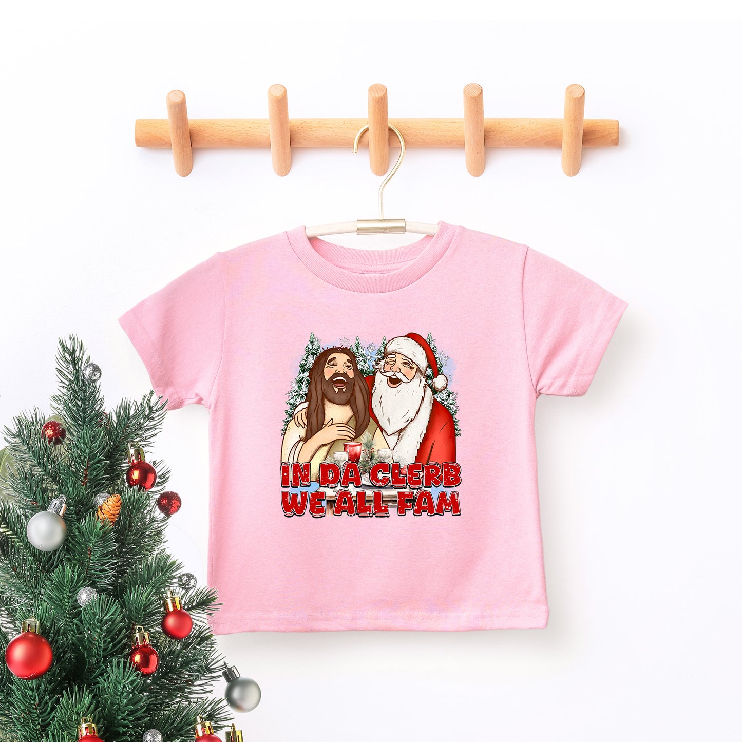 In Da Clerb Christmas Girl's Graphic Tee