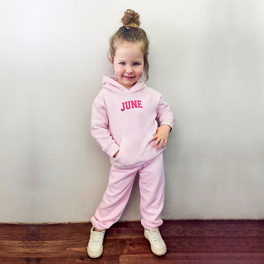 Personalized Toddler Fleece Hoodie & Jogger Set