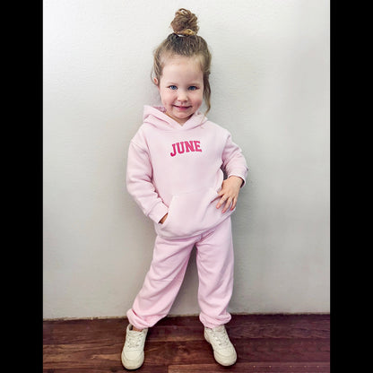 Personalized Toddler Fleece Hoodie & Jogger Set