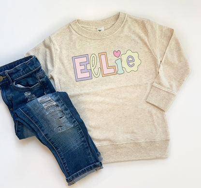 Bright Retro Alpha Name Top