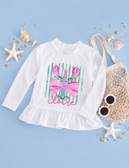 Coastal Aesthetic Rash Guard