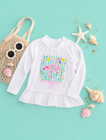 Coastal Aesthetic Rash Guard