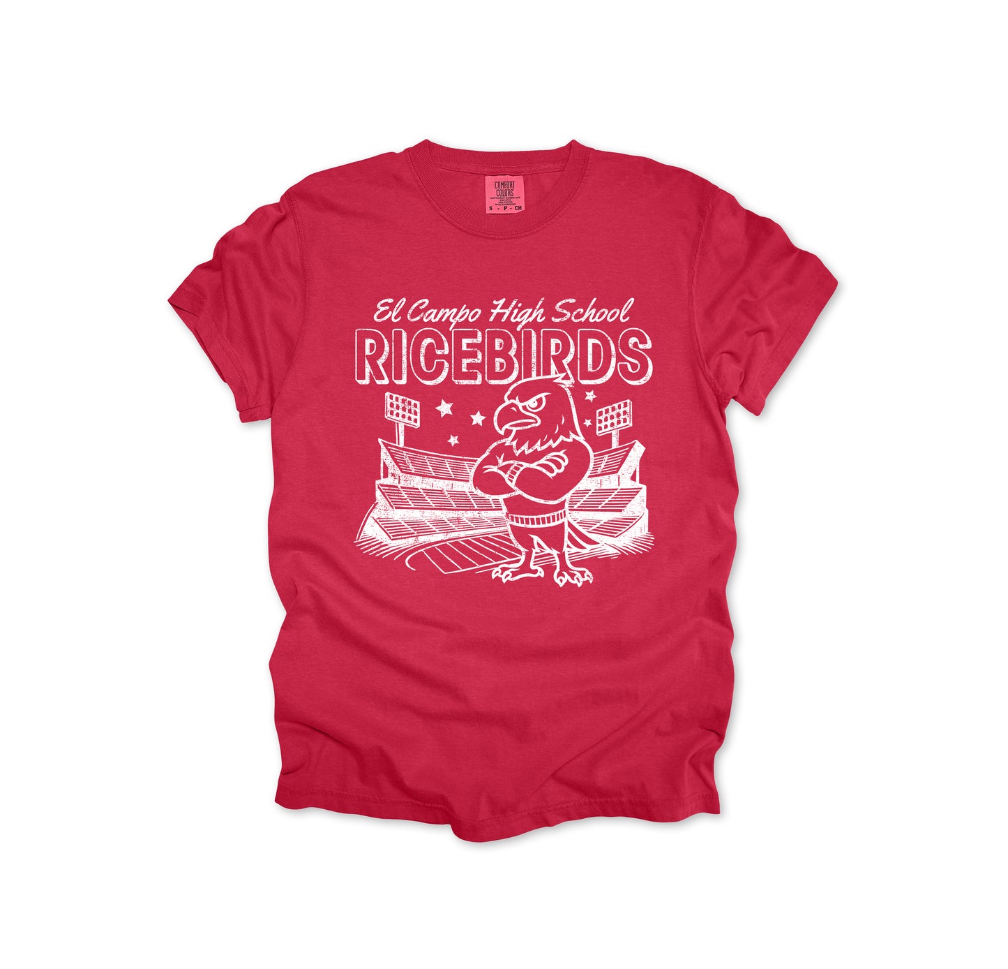 Ricebirds Stadium Tee | El Campo High School Spirit Shirt