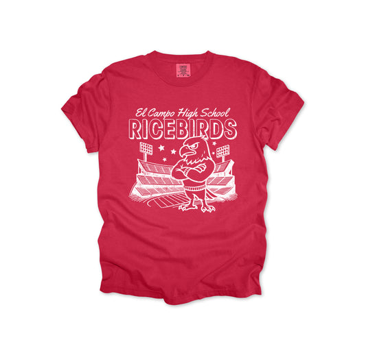 Ricebirds Stadium Tee | El Campo High School Spirit Shirt