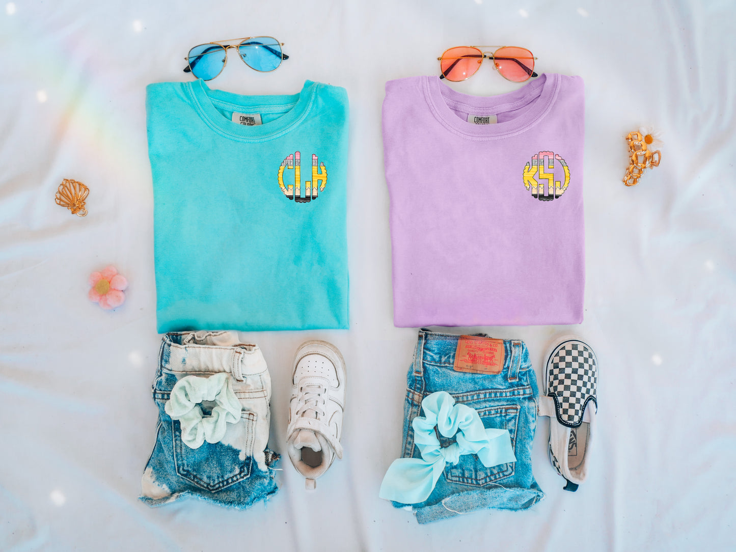 Custom Bow Grade Tee – Monogram + Grade
