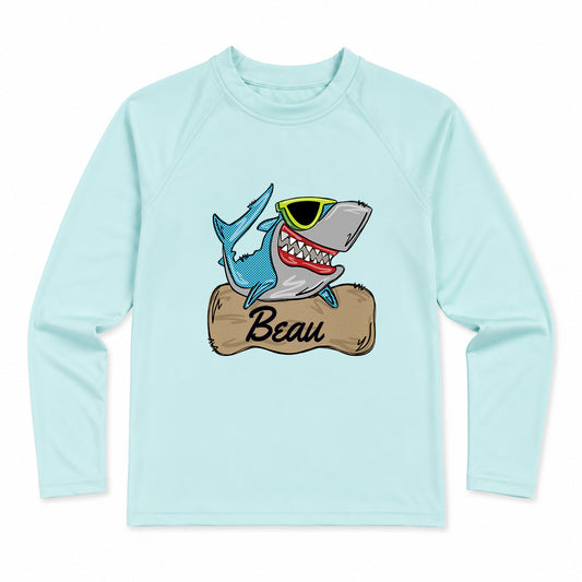 Shark Name Rash Guard