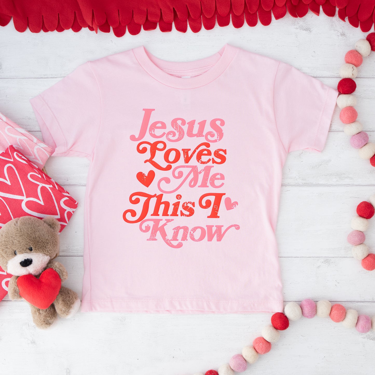 Jesus Loves Me This I Know Kid's Graphic Tee