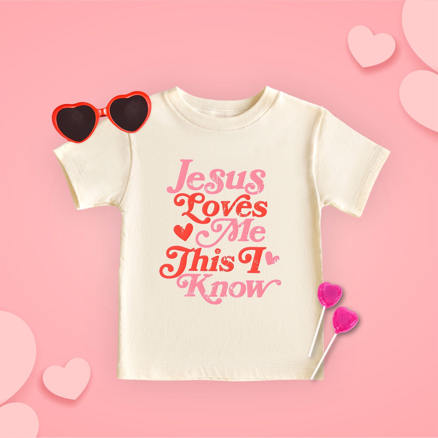 Jesus Loves Me This I Know Kid's Graphic Tee