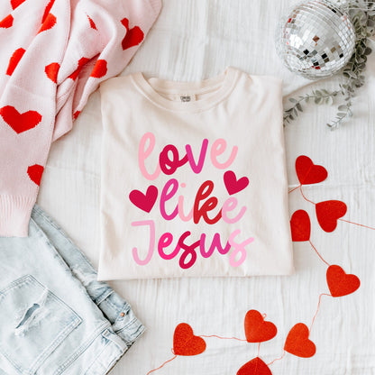 Love Like Jesus Tee or Crewneck Sweater