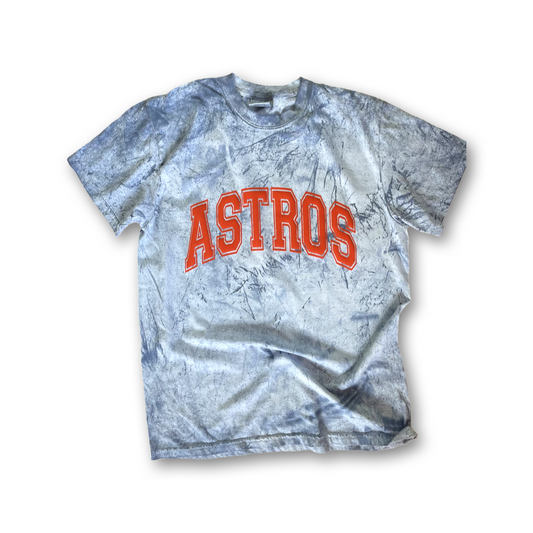 Astros Puff Vinyl Varsity Letter Tee