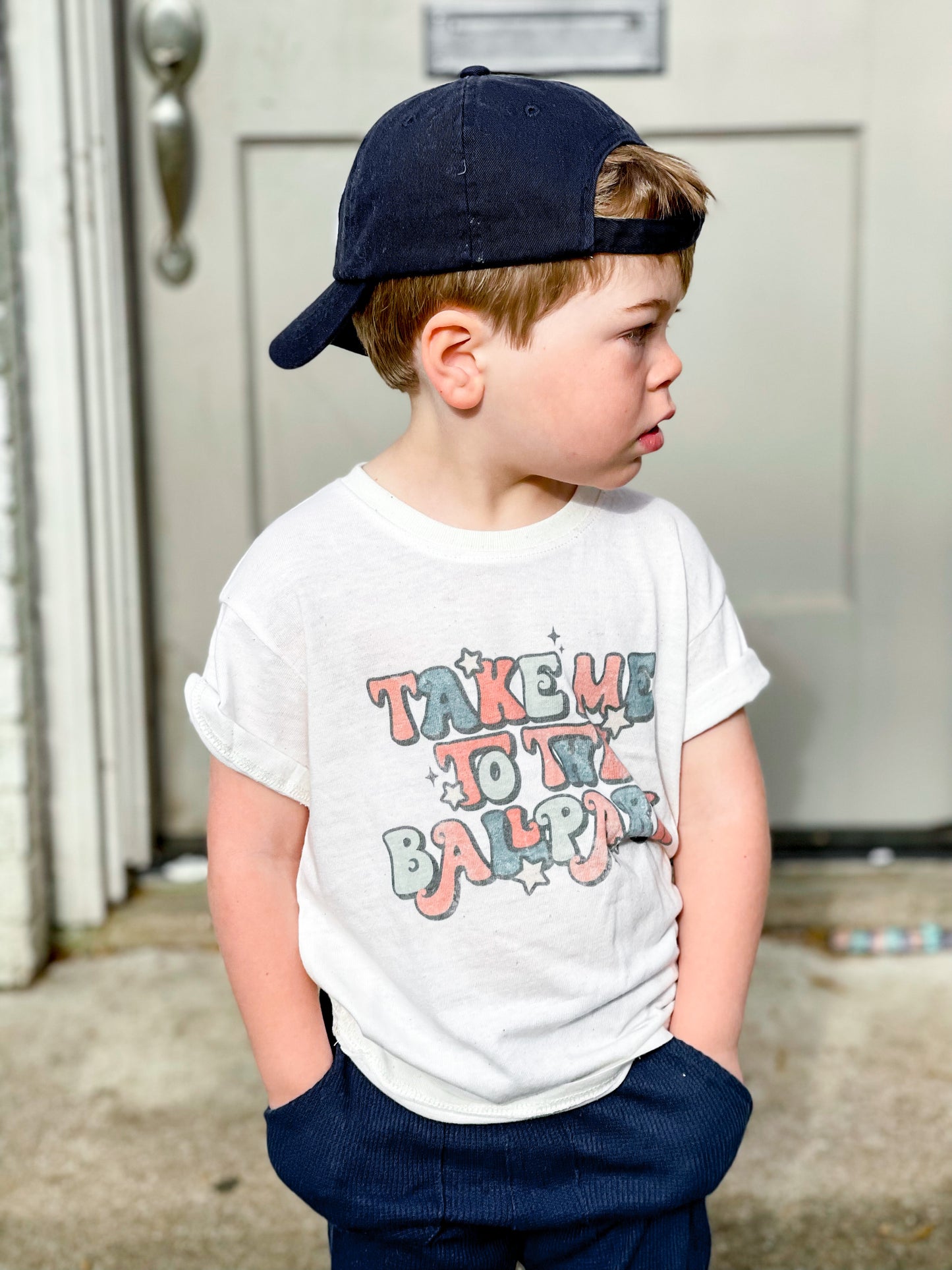 Kids Take Me to the Ballpark Tee