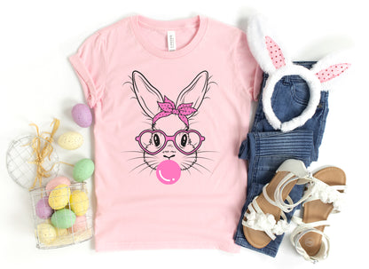Pink Bunny Bubble Gum Shirt