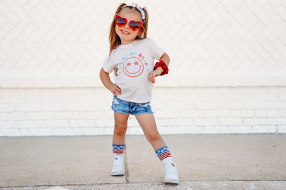 American Babe Smile Face Tee