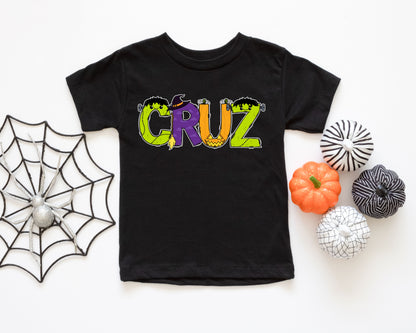 Personalized Spooky Name Tee