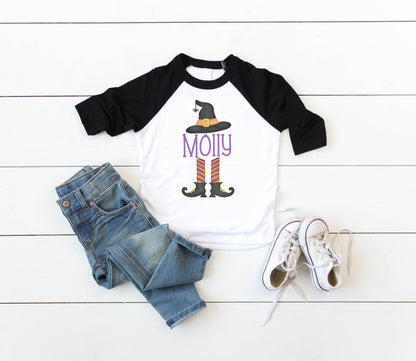 Personalized Witch Legs Tee