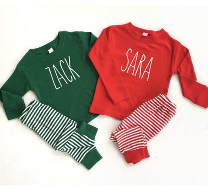 Kid's Personalized Christmas Pajamas