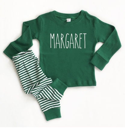 Kid's Personalized Christmas Pajamas