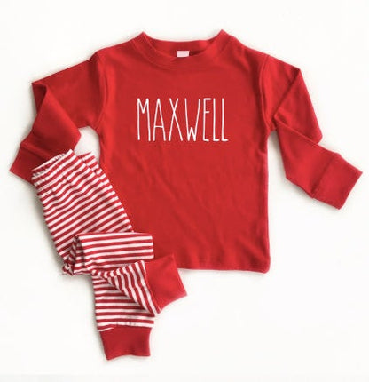 Kid's Personalized Christmas Pajamas