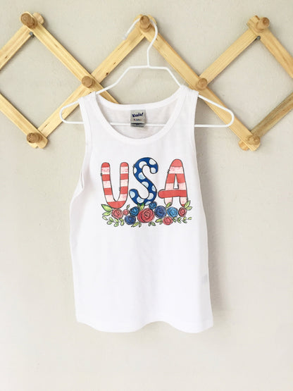 Girl's USA tank