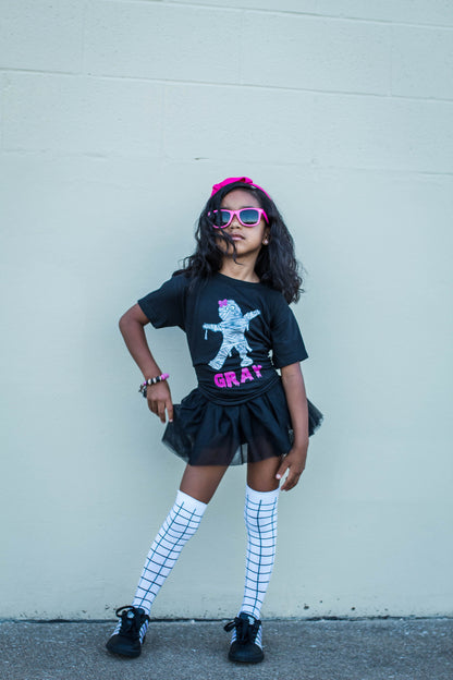 Girls Mummy Personalized Halloween Shirt