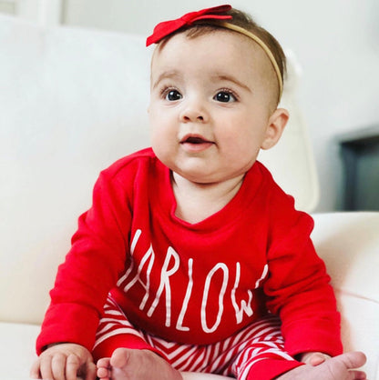 Kid's Personalized Christmas Pajamas