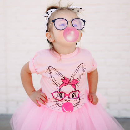 Pink Bunny Bubble Gum Shirt