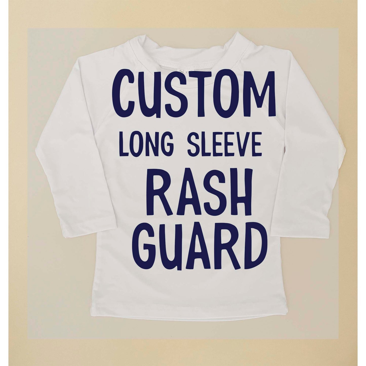 Long Sleeve Custom Rash Guard