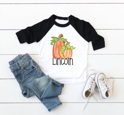 Personalized Pumpkin Shirt